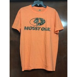 Orange/Camo Mossy Oak Tee
